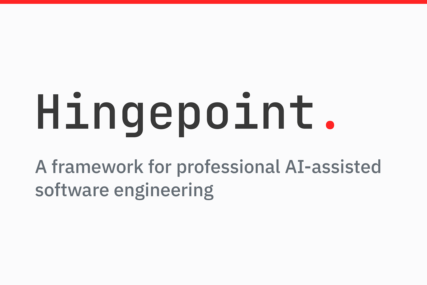 Hingepoint – Accountable AI Delivery