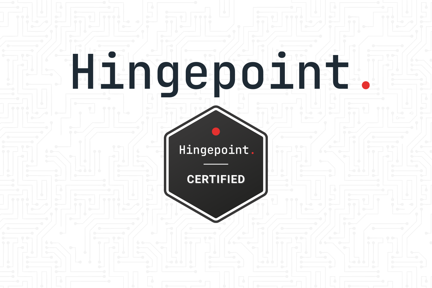 Hingepoint Zertifizierung